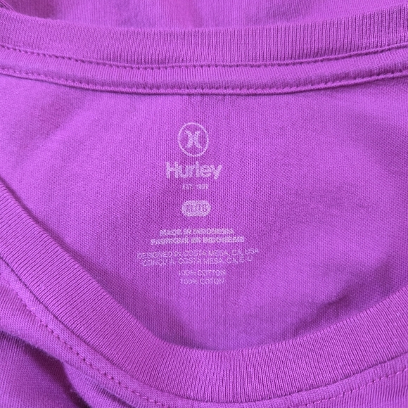 ⭐️Hurley Pink Short Sleeve Tee With Alogo Size XL - Picture 4 of 4
